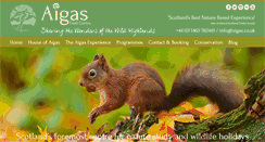 Desktop Screenshot of aigas.co.uk
